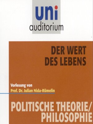 cover image of Der Wert des Lebens